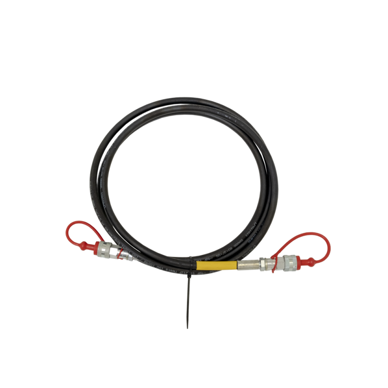 Hose 1/4" 225Bar w. 1/4" couplings female/female ISO 7241-1-A